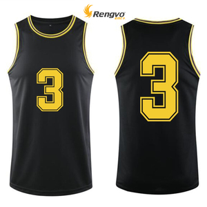Camisetas de Baloncesto Personalizadas de Talla Grande Unisex, Transpirables, de Secado Rápido, 100% Poliéster, Estilo Retro Universitario para Adultos - Product Image 4