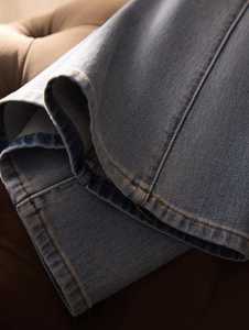 Jeans de Mezclilla para Hombre, Precio Económico, para Uso en Exteriores, Talla Grande, Casuales, Transpirables, Ligeros, con Pedrería - Product Image 4