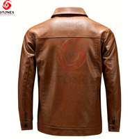 Chaqueta de Motocicleta para Hombre, Nueva, de Invierno, Impermeable, Transpirable, Ecológica, Resistente al Viento, de Alta Calidad, de Piel de Vaca, con Cierre y Tejido de Punto