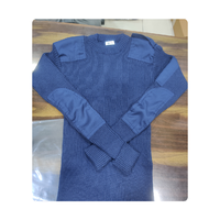Pull en laine à manches longues pour agents de sécurité, vêtements d'hiver de haute qualité, uniforme, fabricant certifié ISO, col V/O