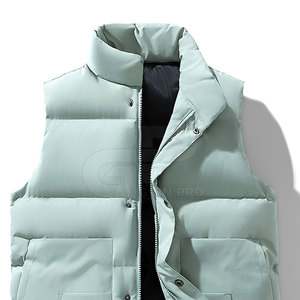 Gilet matelassé pour homme, élégant, isolé, sans manches, pour l'hiver, streetwear et voyage - Product Image 3