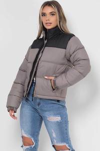 Custom Made Woman Puffer <b>Jacket</b> Casual Wear Clothing Fashionable Windproof Solid Color Woman Puffer <b>Jacket</b> - Product Image 4
