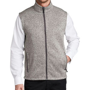 Sudaderas sin Mangas con Cremallera para Hombre, Diseño Personalizado, Felpa de Alta Calidad, Lavado Puff, Color Sólido, Antiencogimiento, Antibolitas, a la Moda - Product Image 1