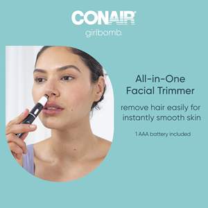 ชุดอุปกรณ์ตัดแต่งขนบนใบหน้าแบบพกพาออลอินวันสำหรับผู้หญิง ชุด 9 ชิ้น 2 ใบมีดเดอร์มาเบลด ใช้พลังงานจากแบตเตอรี่ USB สำหรับใบหน้า หู/จมูก คิ้ว - Product Image 2