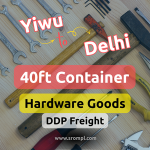 Fret DDP de Yiwu à Delhi pour conteneurs de 40 pieds de marchandises de quincaillerie - Product Image 2