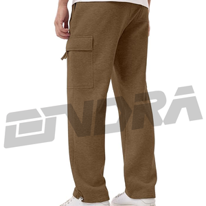Pantalones de chándal de jogging de algodón para hombre con cintura elástica, ajuste informal de tacto suave, perfecto para el gimnasio, ropa de salón para correr, comodidad diaria, tendencia - Product Image 5