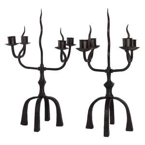 Candelabro de Hierro de 5 Brazos con Acabado Negro Ecológico para Decoración del Hogar, Iluminación de Pascua y Navidad, Alto para Piso - Product Image 2