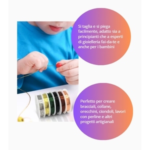 Lot de 18 rouleaux de fil de cuivre pour bijoux, 0,5 mm (calibre 24), 6 couleurs (3 par couleur), pour bracelets, boucles d'oreilles, composants de bijoux DIY - Product Image 4