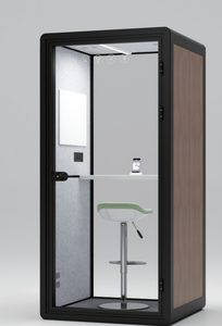 Cabina Insonorizada Estándar <span class=keywords><strong>de</strong></span> Canadá, Color Exterior Blanco, Cápsulas Acústicas, Tela Interior, Cabina <span class=keywords><strong>de</strong></span> Oficina, Sala Silenciosa, Cabina Prefabricada - Product Image 2