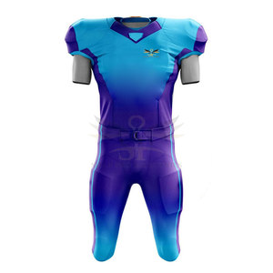 Uniforme de football américain sur mesure à séchage rapide uniforme de football américain en gros fabriqué au Pakistan - Product Image 1