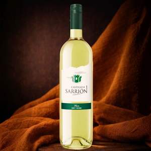 Vino Blanco Seco Castillo de Sarrion, Airen y Macabeo, 11% ABV, Vino Blanco Español Fresco, 750ml - Product Image 2