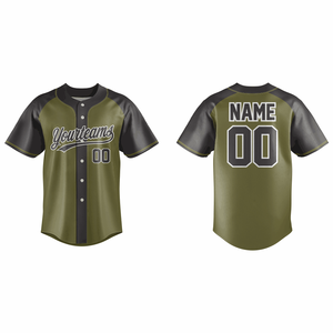 เสื้อเบสบอลสั่งทำพิเศษ พิมพ์ชื่อทีมด้านหน้า หมายเลข สีขาวล้วน สีดำ สีตามสั่ง ไซส์ใหญ่ โพลีเอสเตอร์ 100% ระบายอากาศได้ดี แห้งเร็ว - Product Image 1