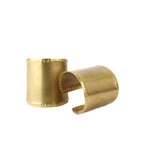 Brazalete de latón de alta calidad para mujer, pulsera de cristal de Color dorado plateado para mujer, producto en oferta - Product Image 1
