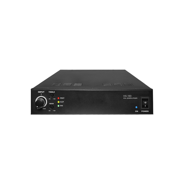 Audio Power Amplifier with Rack Mount Design for Office and Industrial Sound Systems