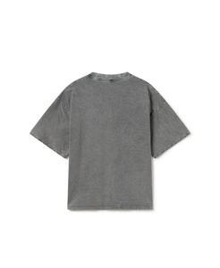 T-shirt OEM lourd délavé à l'acide T-shirt 100% coton pour hommes Hip Hop Oversized Drop Shoulder Loose Fit Streetwear Wash Design - Product Image 2