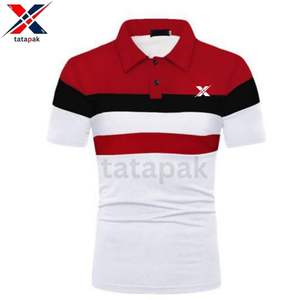 Polos personalizados de calidad de exportación 100% poliéster diseño de logotipo personalizado para durabilidad transpirable y desgaste de estilo profesional - Product Image 3