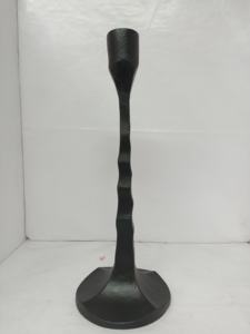 Tendance Noir Aluminium Bougeoir Titulaire Moderne Élégant Design De Noël Décoratif Éclairage Stand Maison Hôtel Table Top Utilisation - Product Image 3