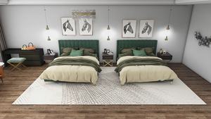 Alfombra de diseño personalizado de fábrica de alta calidad de lujo Hotel hogar sala de estar dormitorio alfombra Wilton alfombra de área de estilo musulmán - Product Image 4