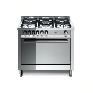 Cocina de gas de 5 quemadores con horno eléctrico MAXIMA MG96MF C Inox Clase A (90x60x90,5cm) - Product Image 2