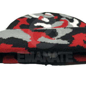 <b>Acrylic</b> Material Breathable Waterproof Street Style Outdoor Beach Party Daily Use Foldable Ripped Decoration Adjustable Beanie - Product Image 4