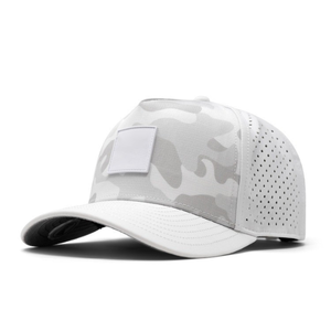 Gorra Snapback de Spandex con logotipo personalizado, gorra deportiva impermeable de rendimiento con parche tejido para uso en exteriores en las cuatro estaciones - Product Image 1
