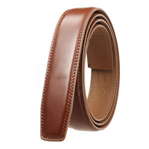 Cinturones de piel de vaca auténtica con diseño OEM personalizado para hombre, estilo de negocios de lujo con hebilla de Pin, logotipo personalizado, novedad - Product Image 5