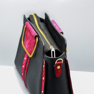 High Quality <b>Womens</b> Luxury Handbag | Stylish Suede Leather Bucket Purse with Zipper Closure | Trendy <b>Office</b> & Casual <b>Bag</b> - Product Image 2