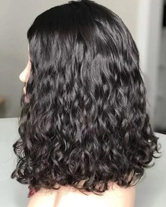 Onda del cuerpo 13x4 transparente encaje Frontal Bob peluca pelucas de cabello humano 180 onda corta encaje Frontal Bob pelucas para mujeres - Product Image 3