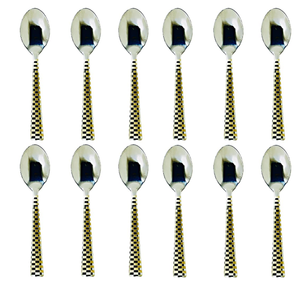 Ustensiles de cuisine faits à la main Cuillères colorées Table à manger Cuillère à café Fourchette Design personnalisé Ensembles de couverts - Product Image 2