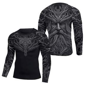 Rashguard haute performance personnalisé : chemise de compression à coutures renforcées pour les arts martiaux et l'entraînement intensif en salle de sport - Product Image 6
