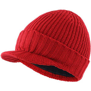 Bonnet en tricot jacquard gaufré avec logo personnalisé, haute qualité, spandex/coton, unisexe, pour l'hiver et le cyclisme - Product Image 1