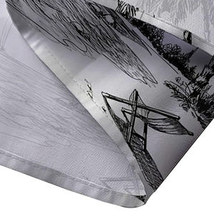 เสื้อชายหาดแขนสั้นพิมพ์ลายเสื้อฮาวายเป็นมิตรต่อสิ่งแวดล้อมสำหรับผู้ชาย - Product Image 4