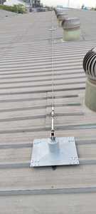 OMKAR SS 316 Longitud ajustable 400kg Capacidad Protección contra caídas Sistema de línea de vida superior de techo - Product Image 4