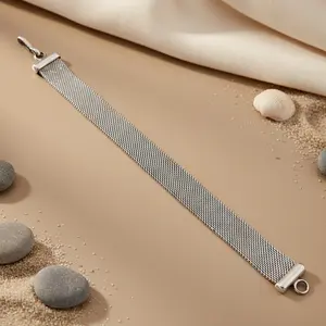 Pulsera de Platino con Detalles de Diamantes para Regalos de Joyería para Mujer - Product Image 3