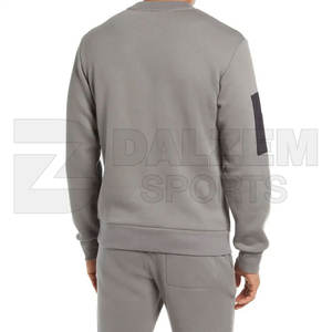 Sudaderas informales de invierno con logotipo personalizado para hombre, novedad en ropa de cuello redondo de algodón 100%, servicio OEM disponible - Product Image 3