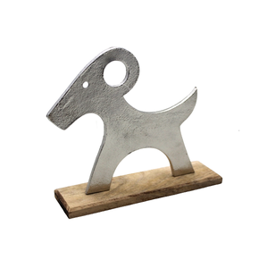 Ángel decorativo único de aluminio/madera con base F354 latón EPL para decoración mesa de diseño moderno personalizada a granel - Product Image 4