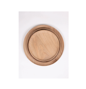 Assiettes de présentation en bois design sculpté Assiettes de présentation en bois et plateaux de service forme ronde et au meilleur prix - Product Image 5