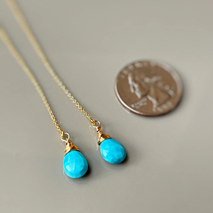 Nouvelle conception de très haute qualité belle boucle d'oreille en pierre précieuse turquoise en argent sterling 925 pour femmes à prix abordable - Product Image 1