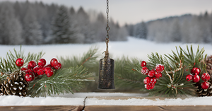 Campanas de viento para exteriores, campanas de hierro colgantes de Navidad Vintage antiguas de tono profundo con campanas de viento conmemorativas de árbol, regalos de simpatía - Product Image 3