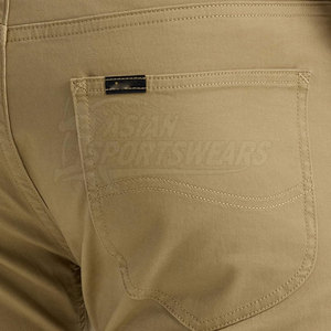 Pantalon en jean droit tendance pour le style de vie en plein air, 100 % coton, durable, respirant, confortable, prêt pour les voyages et les activités quotidiennes - Product Image 5