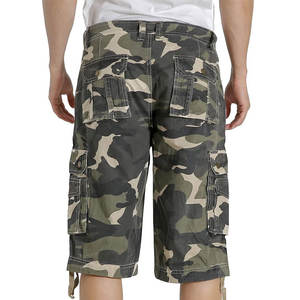 Pantalones Cortos Cargo Casuales Transpirables para Hombre, de Secado Rápido, 100% Algodón, Tela de Lona, Diseño Sólido, para Entrenamientos y Moda - Product Image 6