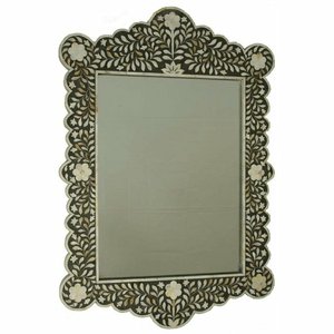 Best Quality <b>Gold</b> Plated Finishing Designer Wall <b>Mirror</b> <b>Frame</b> Wall <b>Mirror</b> For Home Decoration And Bathroom Usage - Product Image 3