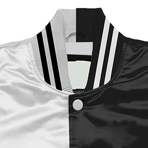 Chaqueta universitaria de satén personalizada de alta calidad para hombre, chaqueta universitaria de baloncesto para hombre - Product Image 6