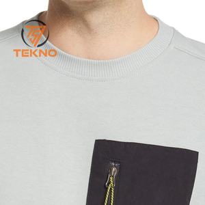 Otoño Casual profesional de alta calidad hecho a medida su propio diseño sudadera para niños cuello redondo Color sólido hombres sudaderas - Product Image 4