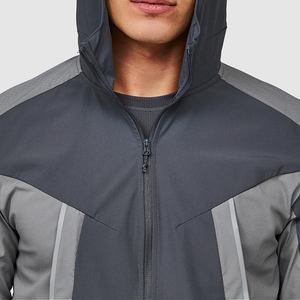 Chaqueta Cortavientos Deportiva para Hombre, Ligera e Impermeable, con Estampado, de Nailon y Elastano - Product Image 6