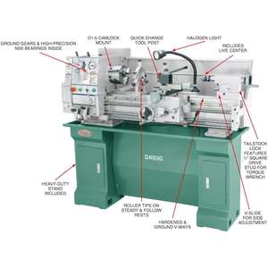 Tour à métaux manuel pour armurier 12'' x 36'' avec support 30 kg pour outils de tournage externe - Product Image 5