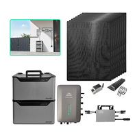 Système solaire de balcon 1000W Micro-onduleur avec Smart PVHub Packs de batteries empilables pour une solution de stockage d'énergie domestique durable
