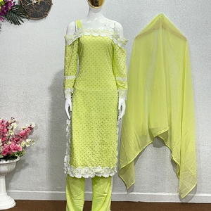 LO ÚLTIMO NUEVO DISEÑADOR PARTY WEAR FANCY TOP CON DUPATTA - Product Image 1