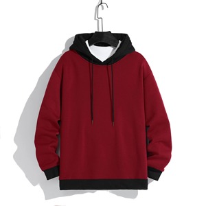 Vente en gros Sweat à capuche personnalisé Sweat à capuche en polaire légère de couleur unie pour hommes à capuche de sport à capuche à manches longues - Product Image 6