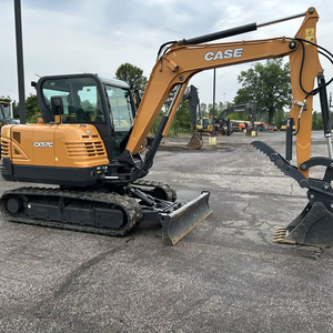 Heavy Duty Mini CASE CX57C 5 toneladas 5 toneladas Excavadora sobre orugas Construcción usada Maquinaria de movimiento de tierra Excavadoras para la venta - Product Image 3